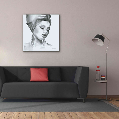 Image of 'Woman II Blue' by Alan Majchrowicz, Giclee Canvas Wall Art,37x37