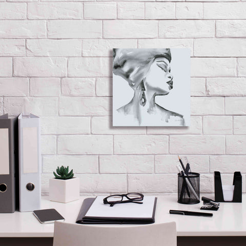 Image of 'Woman III Blue' by Alan Majchrowicz, Giclee Canvas Wall Art,12x12