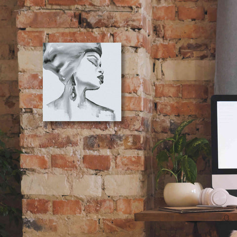 Image of 'Woman III Blue' by Alan Majchrowicz, Giclee Canvas Wall Art,12x12