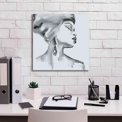 Image of 'Woman III Blue' by Alan Majchrowicz, Giclee Canvas Wall Art,18x18