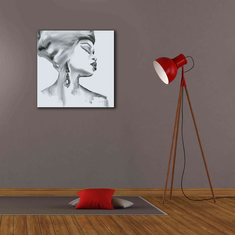Image of 'Woman III Blue' by Alan Majchrowicz, Giclee Canvas Wall Art,26x26