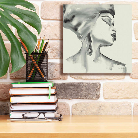 Image of 'Woman III Green' by Alan Majchrowicz, Giclee Canvas Wall Art,12x12