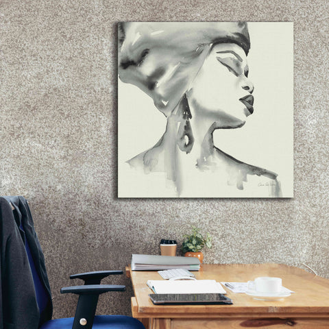 Image of 'Woman III Green' by Alan Majchrowicz, Giclee Canvas Wall Art,37x37