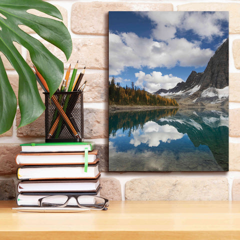 Image of 'Floe Lake Reflection I' by Alan Majchrowicz, Giclee Canvas Wall Art,12x16