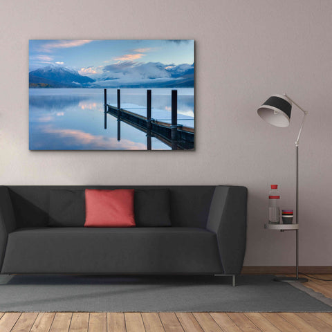 Image of 'Lake Mcdonald Dock' by Alan Majchrowicz, Giclee Canvas Wall Art,60x40
