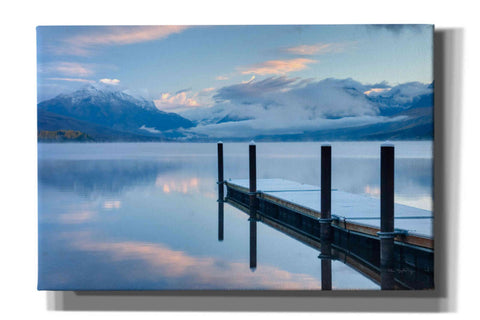 Image of 'Lake Mcdonald Dock' by Alan Majchrowicz, Giclee Canvas Wall Art