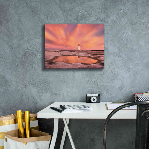 Image of 'Peggys Cove Nova Scotia Crop' by Alan Majchrowicz,Giclee Canvas Wall Art,16x12