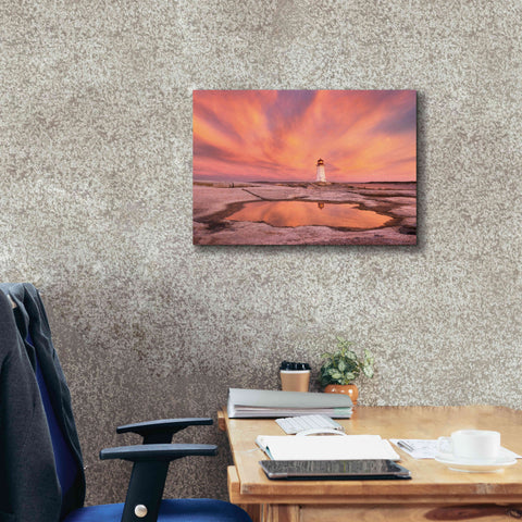 Image of 'Peggys Cove Nova Scotia Crop' by Alan Majchrowicz,Giclee Canvas Wall Art,26x18