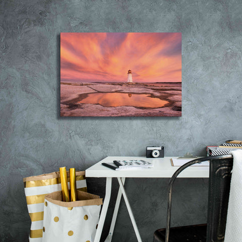 Image of 'Peggys Cove Nova Scotia Crop' by Alan Majchrowicz,Giclee Canvas Wall Art,26x18