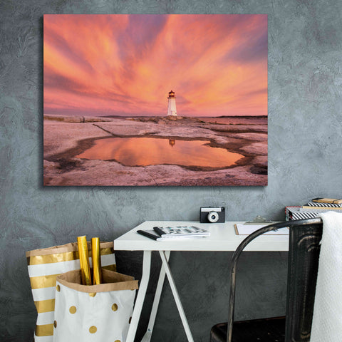 Image of 'Peggys Cove Nova Scotia Crop' by Alan Majchrowicz,Giclee Canvas Wall Art,34x26