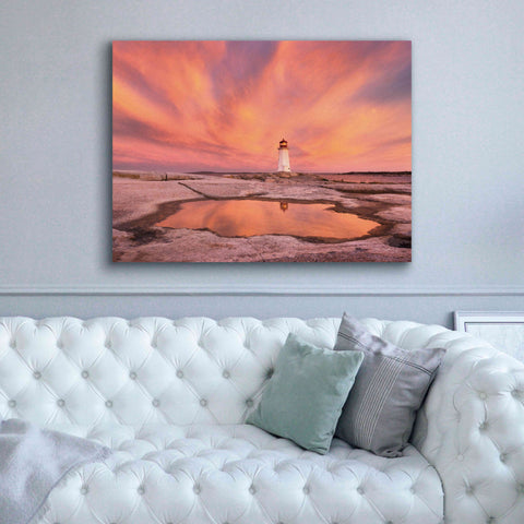 Image of 'Peggys Cove Nova Scotia Crop' by Alan Majchrowicz,Giclee Canvas Wall Art,54x40