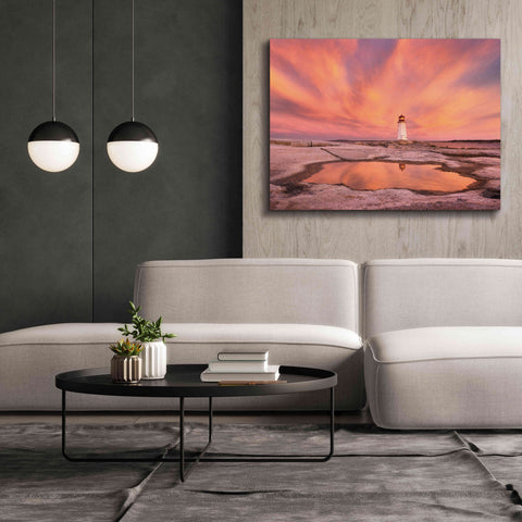 Image of 'Peggys Cove Nova Scotia Crop' by Alan Majchrowicz,Giclee Canvas Wall Art,54x40