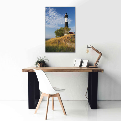 Image of 'Big Sable Point Lighthouse II' by Alan Majchrowicz,Giclee Canvas Wall Art,26x40
