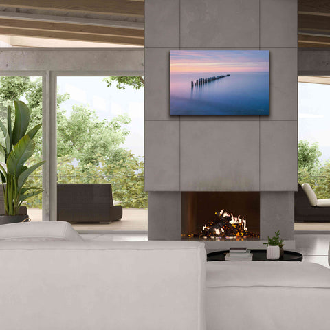 Image of 'Lake Superior Old Pier IV' by Alan Majchrowicz,Giclee Canvas Wall Art,40x26