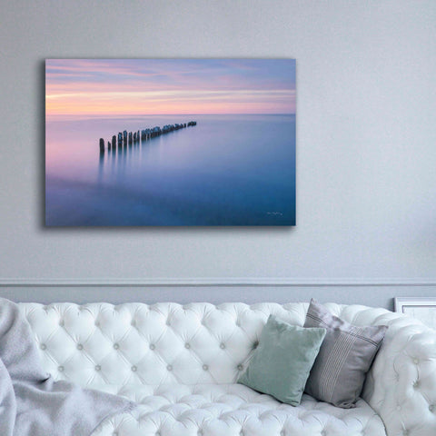 Image of 'Lake Superior Old Pier IV' by Alan Majchrowicz,Giclee Canvas Wall Art,60x40