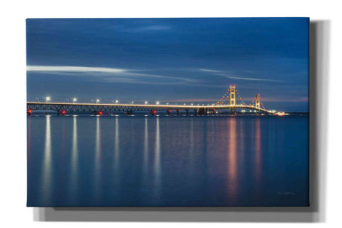 Image of 'Mackinac Bridge' by Alan Majchrowicz,Giclee Canvas Wall Art