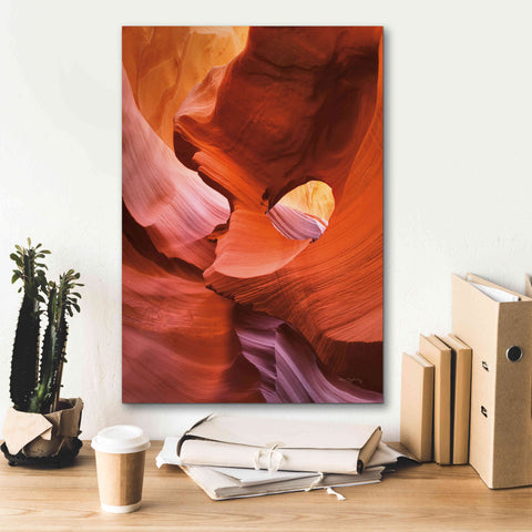 Image of 'Lower Antelope Canyon IV Crop' by Alan Majchrowicz,Giclee Canvas Wall Art,18x26