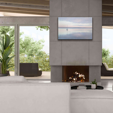 Image of 'Sailboat in Bellingham Bay I' by Alan Majchrowicz,Giclee Canvas Wall Art,40x26