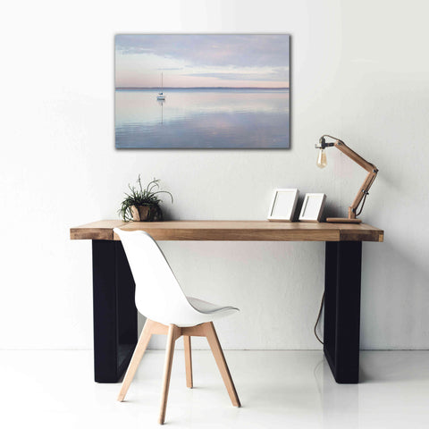 Image of 'Sailboat in Bellingham Bay I' by Alan Majchrowicz,Giclee Canvas Wall Art,40x26