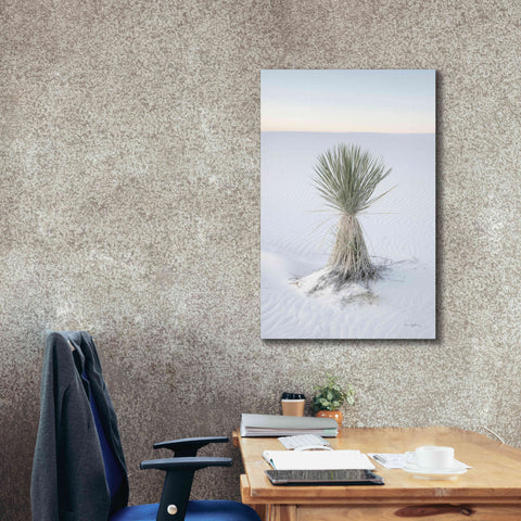 Image of 'Yucca in White Sands National Monument' by Alan Majchrowicz,Giclee Canvas Wall Art,26x40