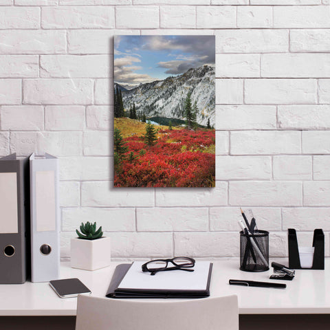 Image of 'Lake Ann North Cascades' by Alan Majchrowicz,Giclee Canvas Wall Art,12x18