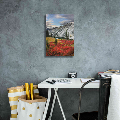 Image of 'Lake Ann North Cascades' by Alan Majchrowicz,Giclee Canvas Wall Art,12x18