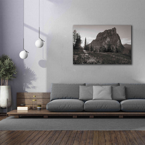 Image of 'Boulder Pass Glacier National Park BW' by Alan Majchrowicz,Giclee Canvas Wall Art,60x40