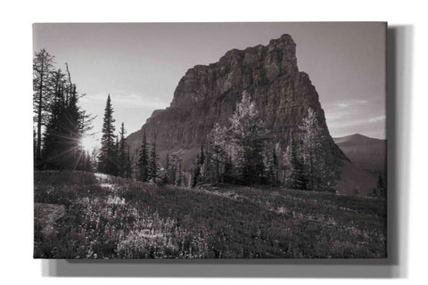 Image of 'Boulder Pass Glacier National Park BW' by Alan Majchrowicz,Giclee Canvas Wall Art