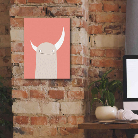 Image of 'Moonster' by Volkan Dalyan, Giclee Canvas Wall Art,12x16