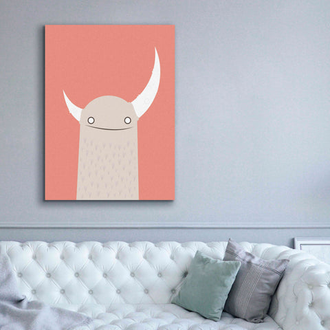 Image of 'Moonster' by Volkan Dalyan, Giclee Canvas Wall Art,40x54