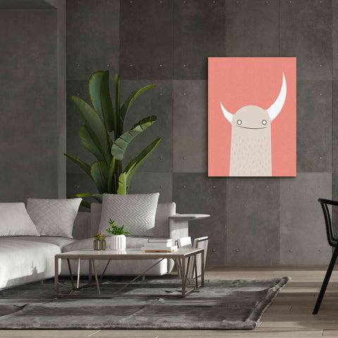 Image of 'Moonster' by Volkan Dalyan, Giclee Canvas Wall Art,40x54