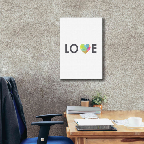 Image of 'Love' by Volkan Dalyan, Giclee Canvas Wall Art,18x26