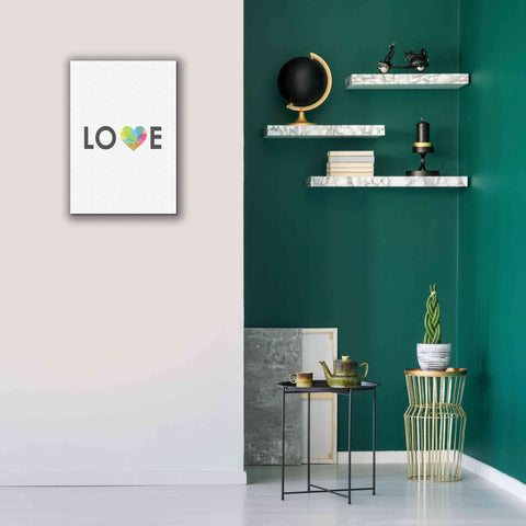 Image of 'Love' by Volkan Dalyan, Giclee Canvas Wall Art,18x26