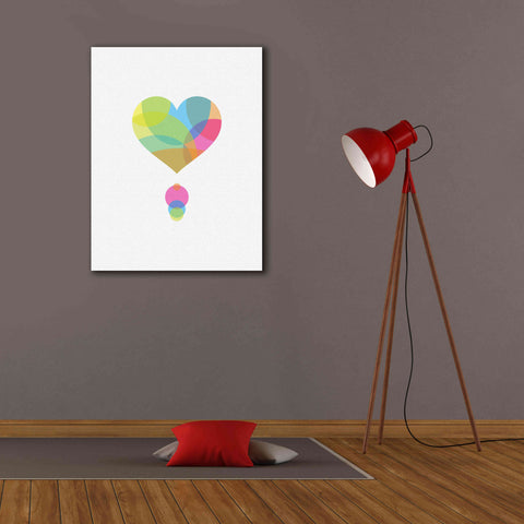 Image of 'Colors of a Heart' by Volkan Dalyan, Giclee Canvas Wall Art,26x34