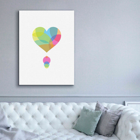 Image of 'Colors of a Heart' by Volkan Dalyan, Giclee Canvas Wall Art,40x54