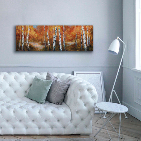 Image of 'Autumn Birch II' by Art Fronckowiak, Giclee Canvas Wall Art,60x20