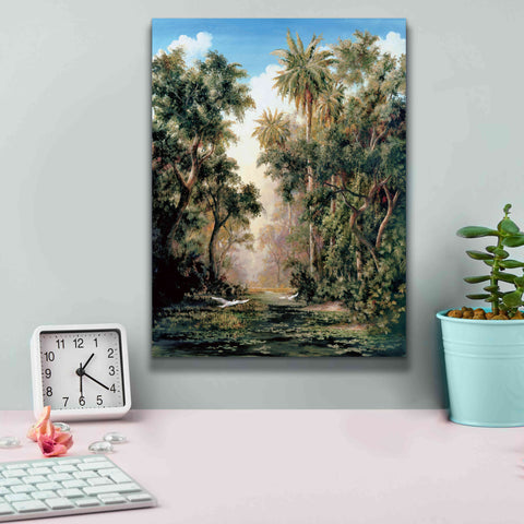 Image of 'Birds on Lost River' by Art Fronckowiak, Giclee Canvas Wall Art,12x16