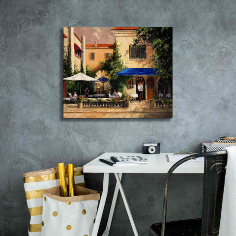 Image of 'Café Bar' by Art Fronckowiak, Giclee Canvas Wall Art,24x20