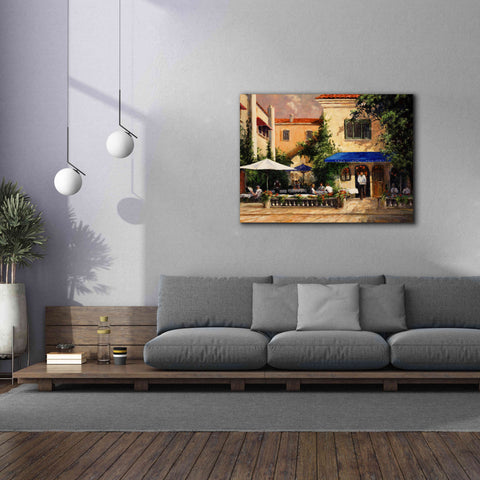 Image of 'Café Bar' by Art Fronckowiak, Giclee Canvas Wall Art,54x40