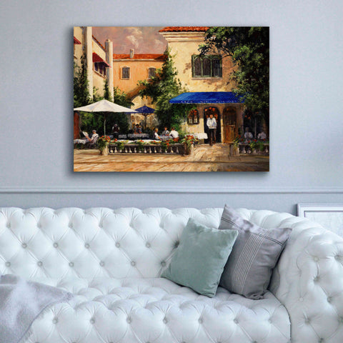 Image of 'Café Bar' by Art Fronckowiak, Giclee Canvas Wall Art,54x40