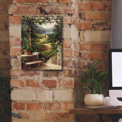 Image of 'Chianti Vineyard' by Art Fronckowiak, Giclee Canvas Wall Art,12x16