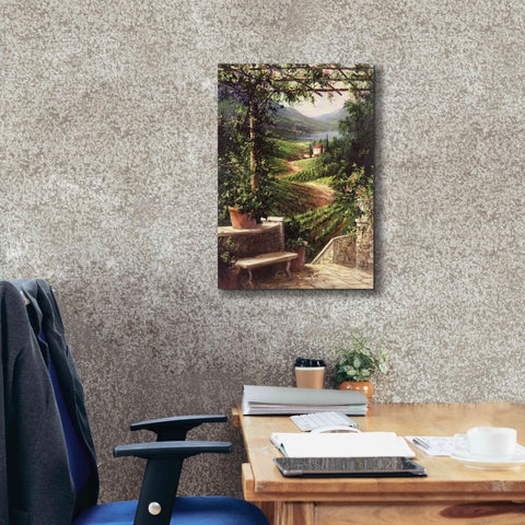 Image of 'Chianti Vineyard' by Art Fronckowiak, Giclee Canvas Wall Art,18x26