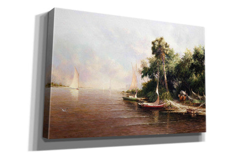 Image of 'Fisherman Landing' by Art Fronckowiak, Giclee Canvas Wall Art