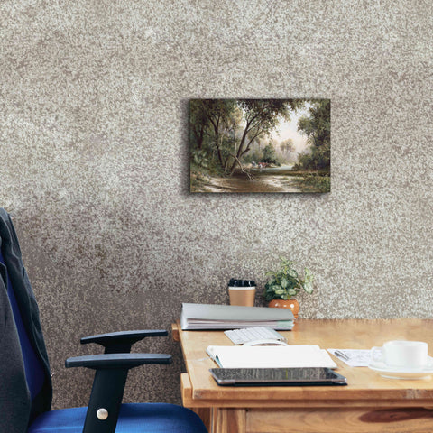 Image of 'Forked Creek' by Art Fronckowiak, Giclee Canvas Wall Art,18x12