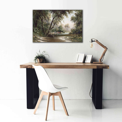 Image of 'Forked Creek' by Art Fronckowiak, Giclee Canvas Wall Art,40x26