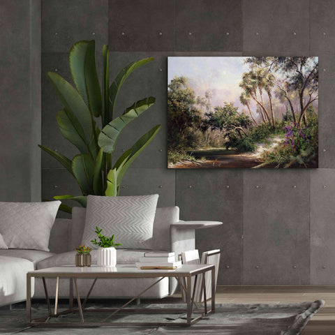 Image of 'Myakka River Scene' by Art Fronckowiak, Giclee Canvas Wall Art,54x40