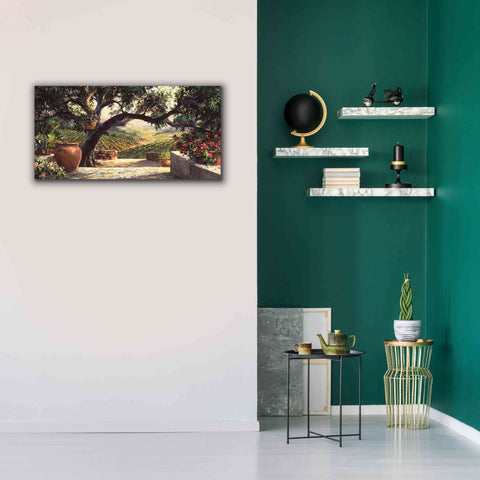 Image of 'Napa Patio' by Art Fronckowiak, Giclee Canvas Wall Art,40x20