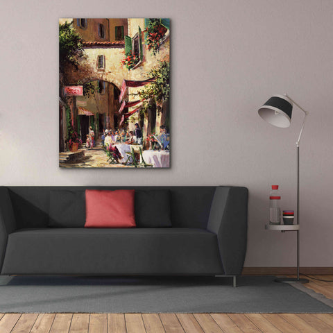 Image of 'Piazza' by Art Fronckowiak, Giclee Canvas Wall Art,40x54