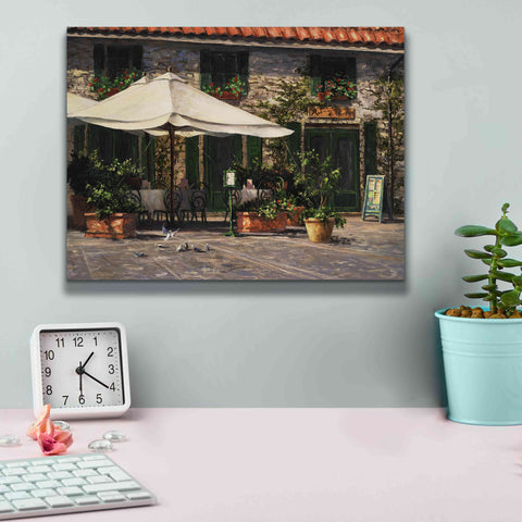 Image of 'Ristorante Il Pozzo' by Art Fronckowiak, Giclee Canvas Wall Art,16x12