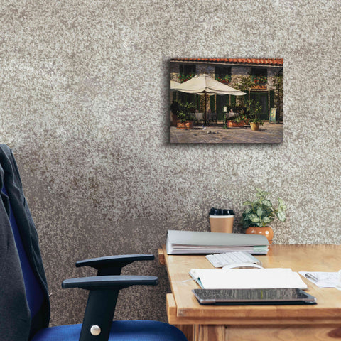 Image of 'Ristorante Il Pozzo' by Art Fronckowiak, Giclee Canvas Wall Art,16x12